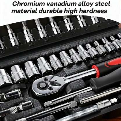 46pcs Car Repair Machinery Tools Set