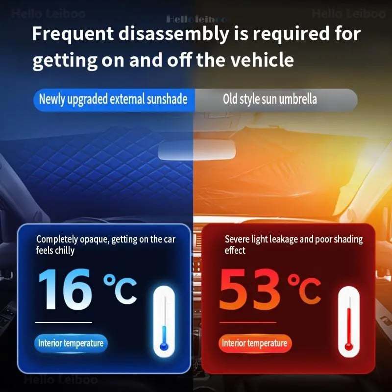 49% OFF This Week Promotions🎉🎉2025 Frostless Windshield Snow Cover