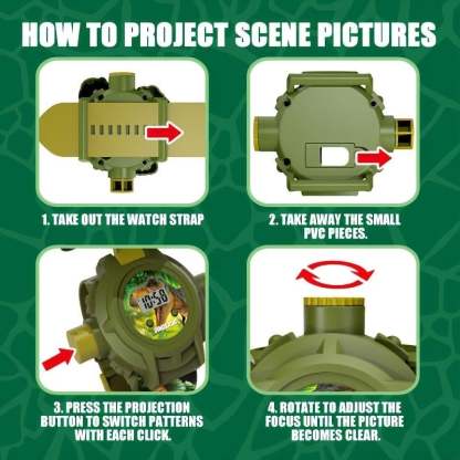 🦖 Dinosaur Projector Watch for Kids