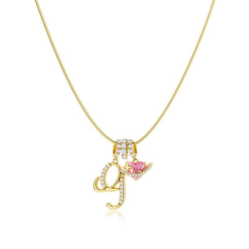 ⏰BLACK FRIDAY SALE🎁14K Gold Plated 3-Layering Initial A-Z Letter Pendant Necklaces