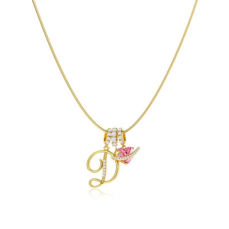 ⏰BLACK FRIDAY SALE🎁14K Gold Plated 3-Layering Initial A-Z Letter Pendant Necklaces