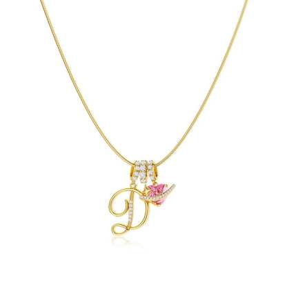 ⏰BLACK FRIDAY SALE🎁14K Gold Plated 3-Layering Initial A-Z Letter Pendant Necklaces