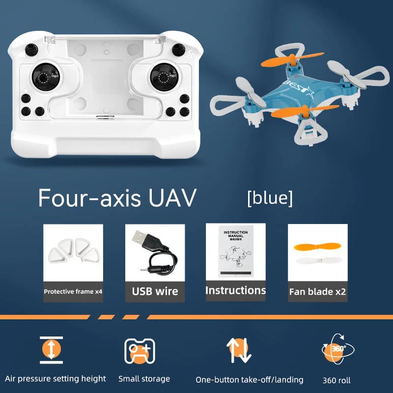 New mini unmanned small four-axis remote control aircraft toy