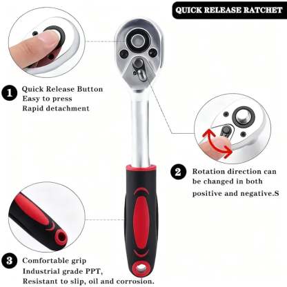 46pcs Car Repair Machinery Tools Set