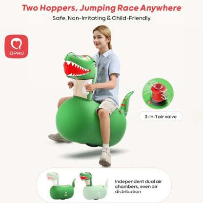 🔥Christmas Early Discount 49% Off🎅🦖Inflatable Dinosaur Bounce Toy | Safe & Durable, Let Kids Play Endlessly Outdoors🎈