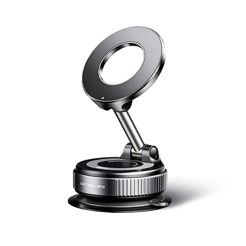🔥 Retractable Car Phone Mount - 360° Magnetic Holder