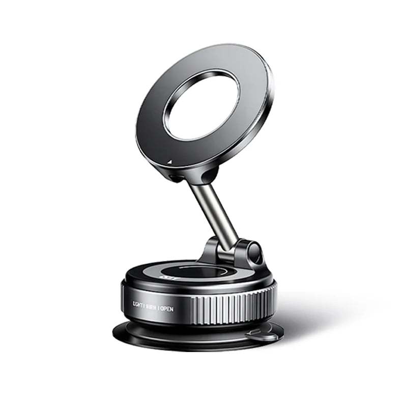 🔥 Retractable Car Phone Mount - 360° Magnetic Holder