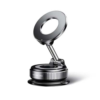 🔥 Retractable Car Phone Mount - 360° Magnetic Holder