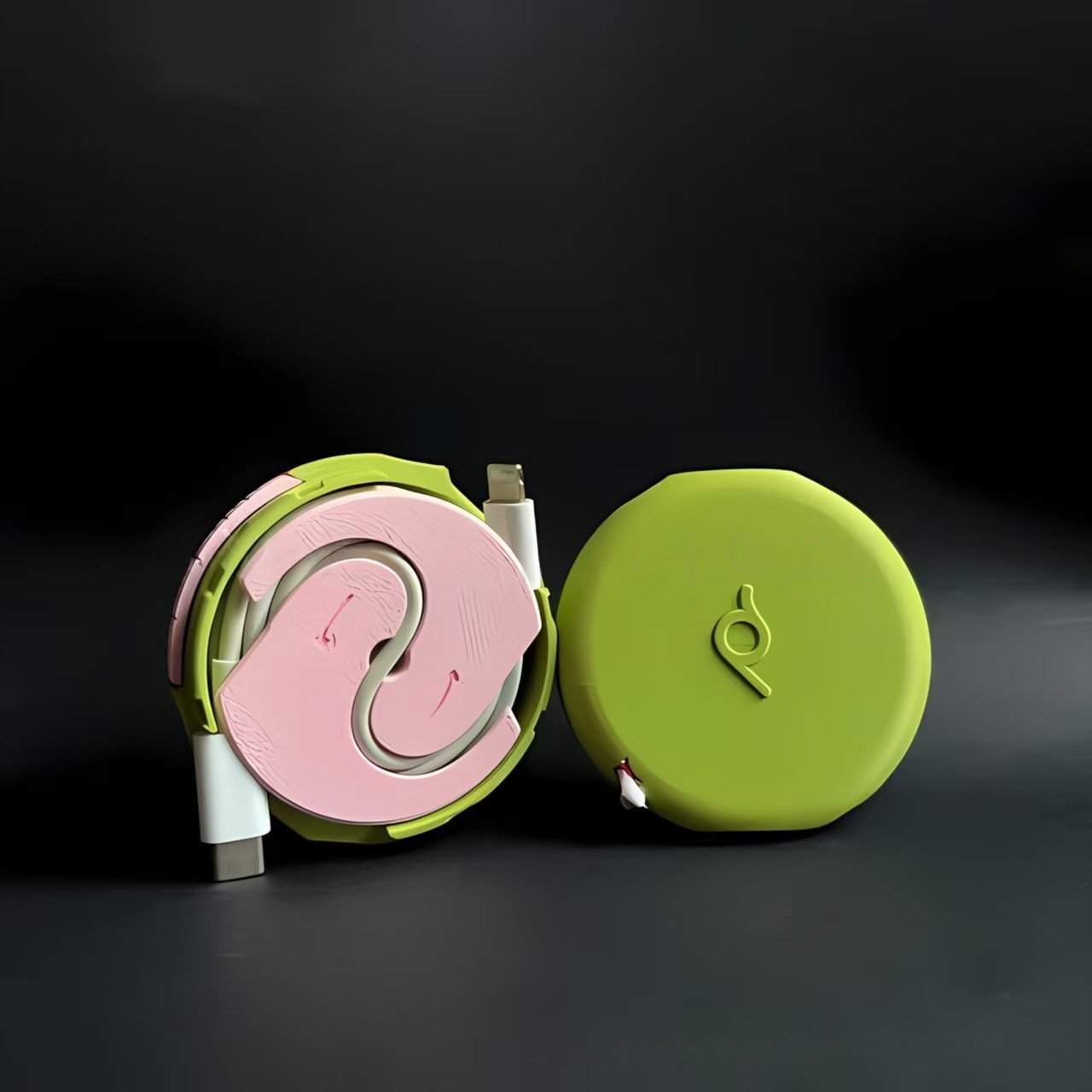 Cute Retractable Charger Data Cable Organizer Winder Anti-Tangle