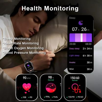 Men's Military Outdoor Sports Smart Watch for Android & IOS