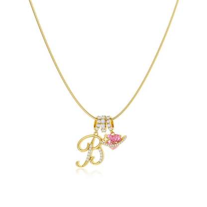 ⏰BLACK FRIDAY SALE🎁14K Gold Plated 3-Layering Initial A-Z Letter Pendant Necklaces