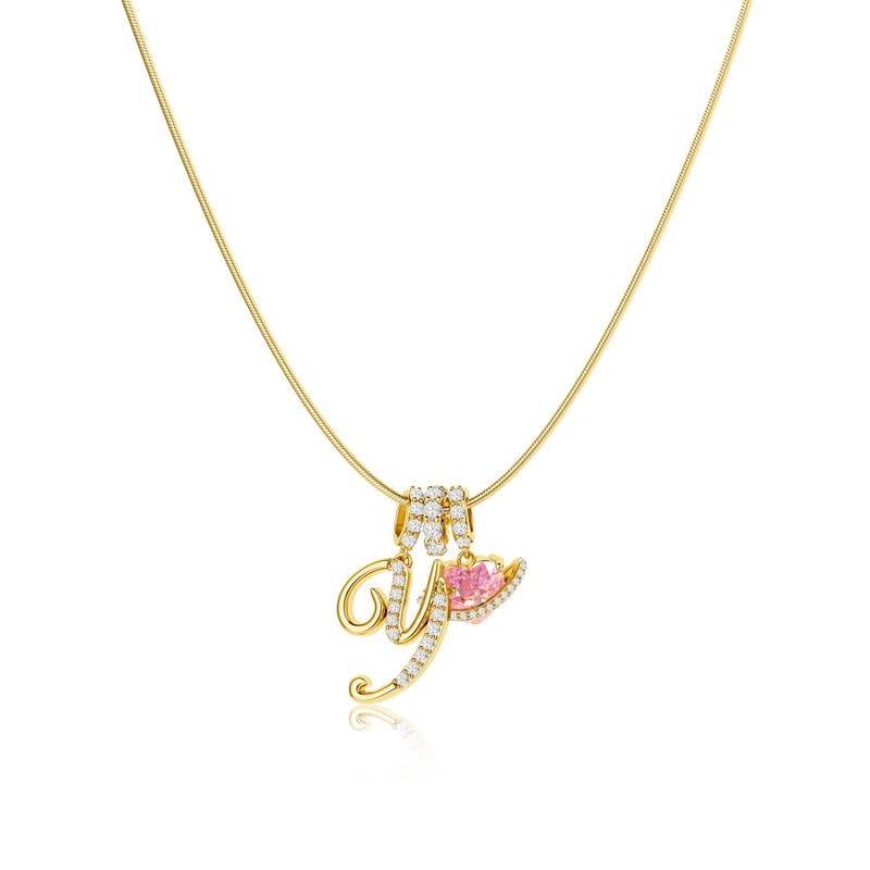 ⏰BLACK FRIDAY SALE🎁14K Gold Plated 3-Layering Initial A-Z Letter Pendant Necklaces