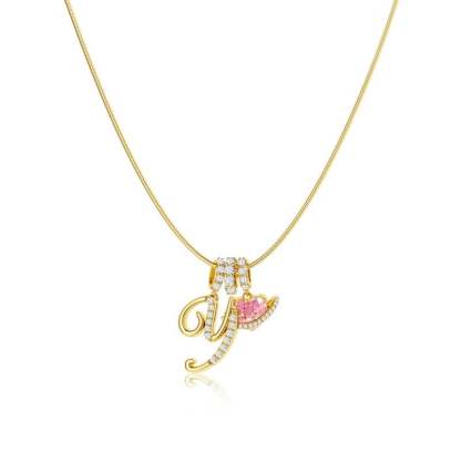 ⏰BLACK FRIDAY SALE🎁14K Gold Plated 3-Layering Initial A-Z Letter Pendant Necklaces
