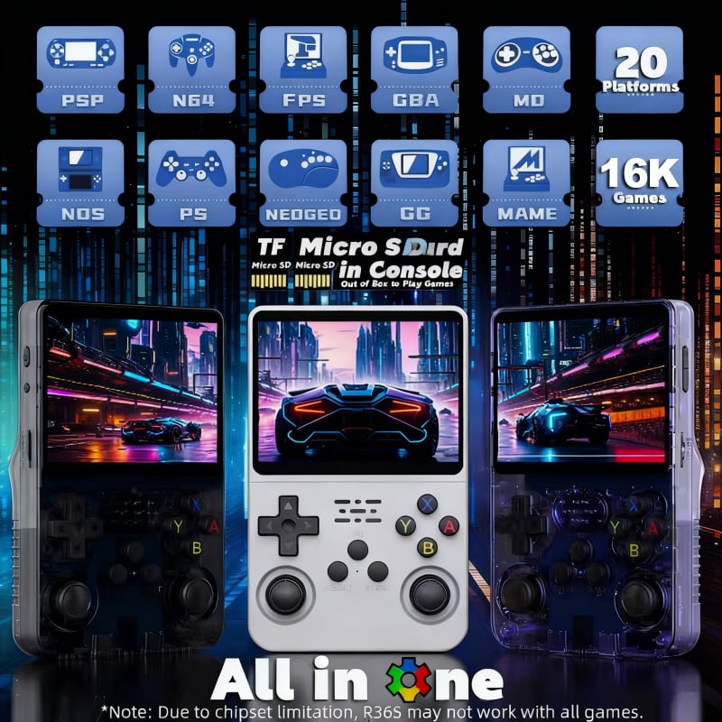 🎮16,000+ Retro Games Handheld Console⚡