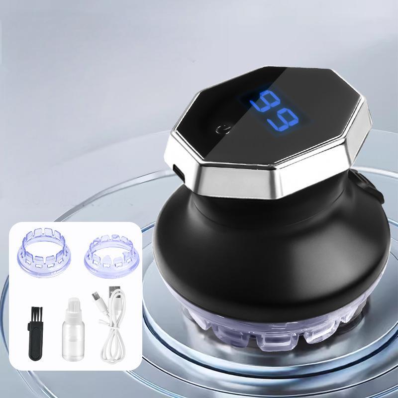 Circular Electric Hair Clipper with LED Display