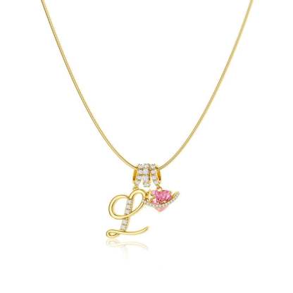 ⏰BLACK FRIDAY SALE🎁14K Gold Plated 3-Layering Initial A-Z Letter Pendant Necklaces