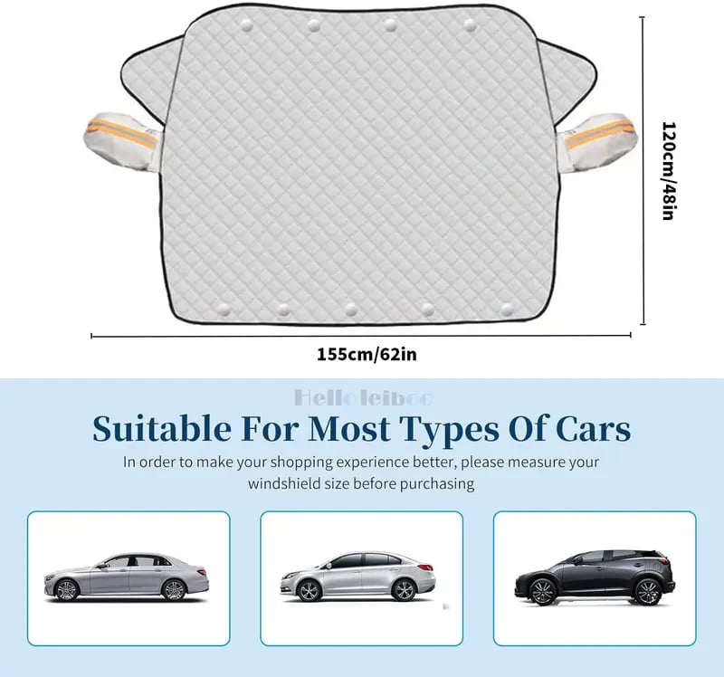 49% OFF This Week Promotions🎉🎉2025 Frostless Windshield Snow Cover