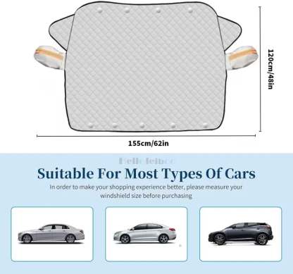 49% OFF This Week Promotions🎉🎉2025 Frostless Windshield Snow Cover