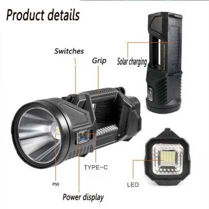 🔥New Waterproof Spot Lights Handheld Large searchlight