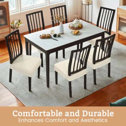 Jacquard Chair Seat Cover & BUY 6 GET EXTRA 20% OFF