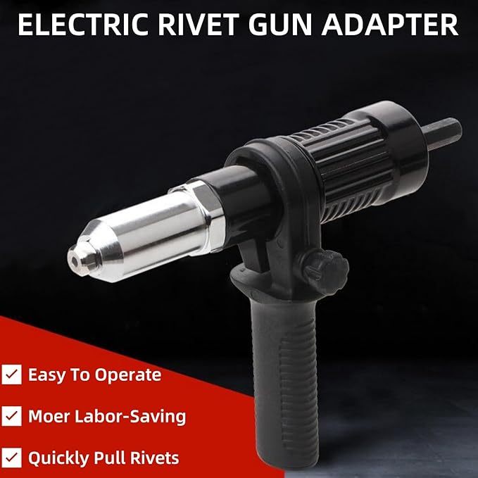 🔥LAST DAY🔥 49% OFF - 🔥Professional Electric Rivet Gun Adapter Kit