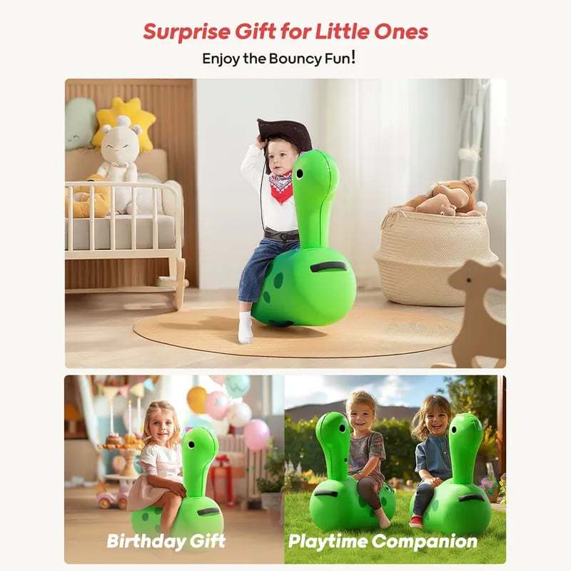 🔥Christmas Early Discount 49% Off🎅🦖Inflatable Dinosaur Bounce Toy | Safe & Durable, Let Kids Play Endlessly Outdoors🎈