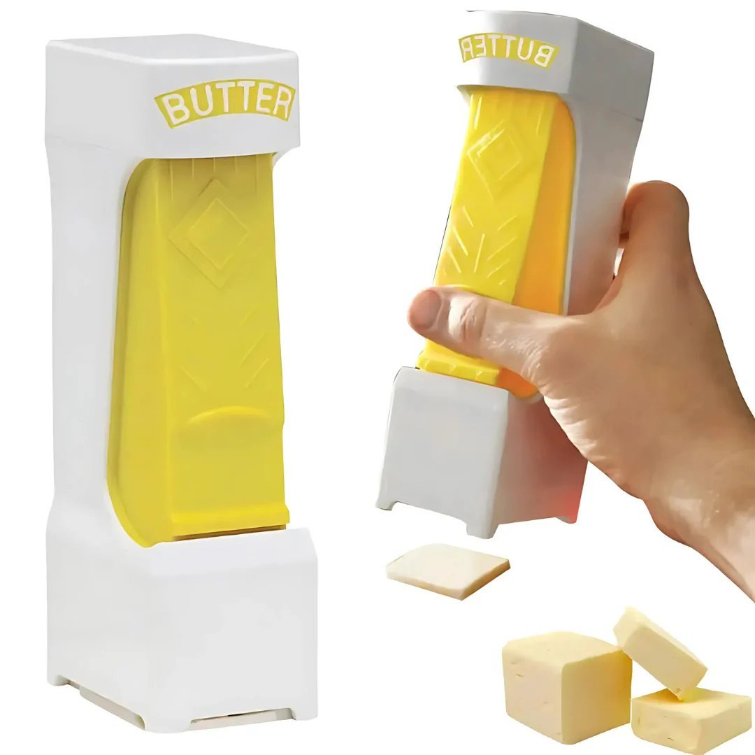 One-Click Butter Slicer🧈 Slice Even Butter Cubes Easily, Kitchen Prep Must-Have✨