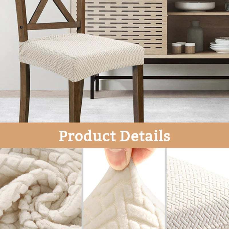 Jacquard Chair Seat Cover & BUY 6 GET EXTRA 20% OFF