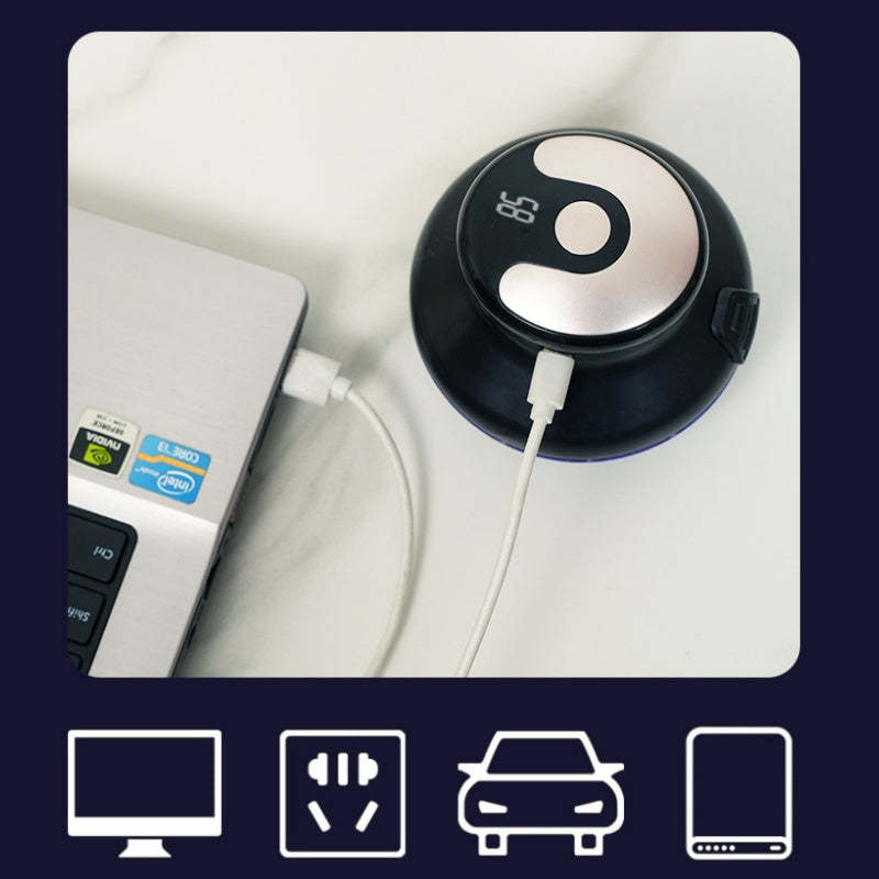 Circular Electric Hair Clipper with LED Display