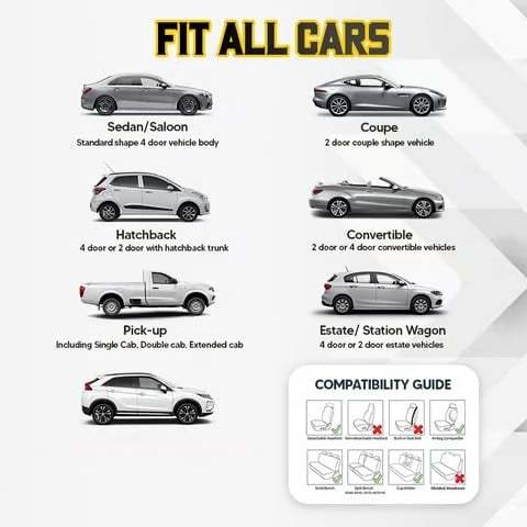 🔥🔥Breathable & Anti-Slip Viscose filament Car Seat Covers