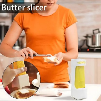 One-Click Butter Slicer🧈 Slice Even Butter Cubes Easily, Kitchen Prep Must-Have✨