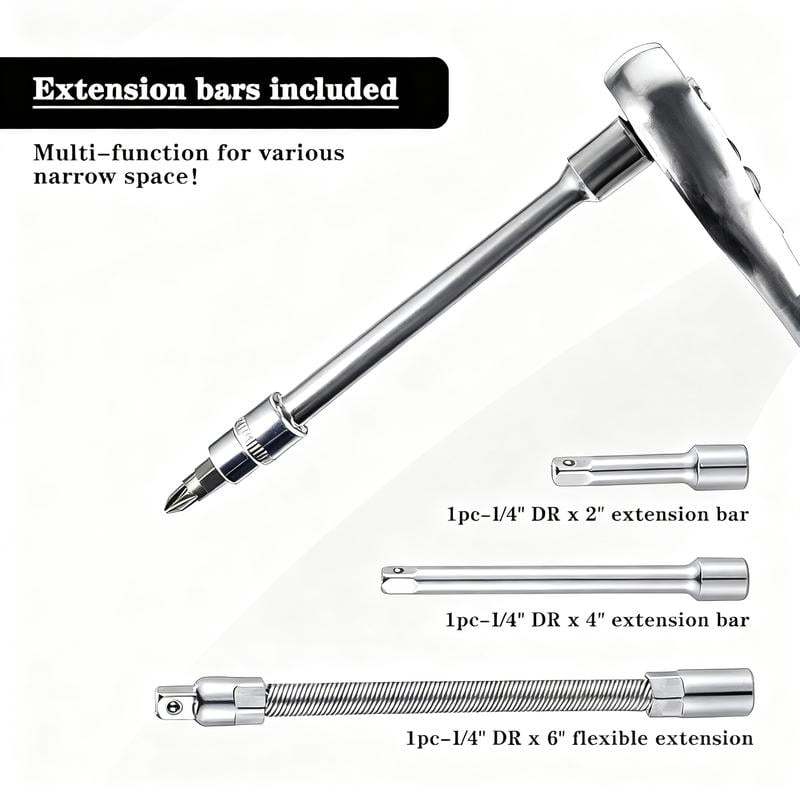 46pcs Car Repair Machinery Tools Set