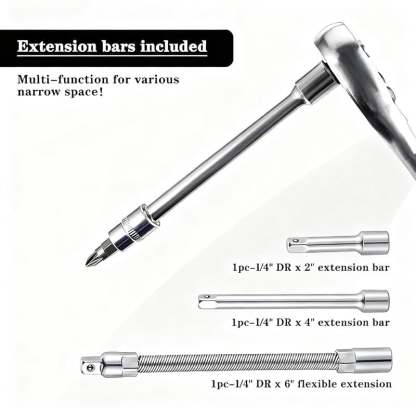 46pcs Car Repair Machinery Tools Set