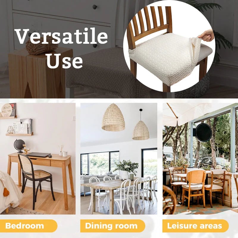 Jacquard Chair Seat Cover & BUY 6 GET EXTRA 20% OFF