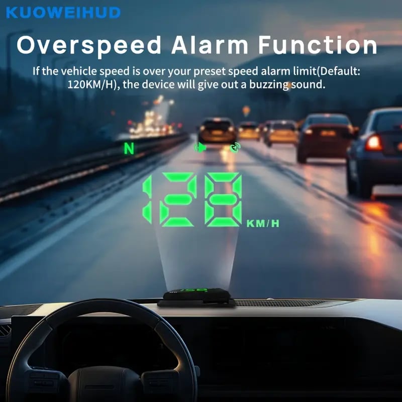 🔥🔥Head up Display Car GPS Digital Speedometer