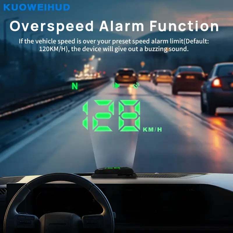 🔥🔥Head up Display Car GPS Digital Speedometer