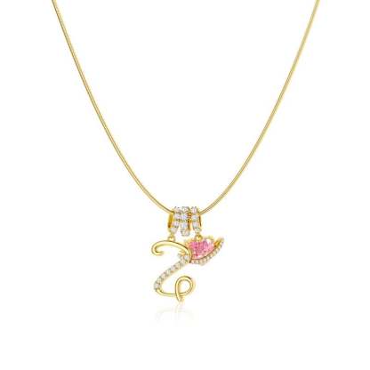 ⏰BLACK FRIDAY SALE🎁14K Gold Plated 3-Layering Initial A-Z Letter Pendant Necklaces