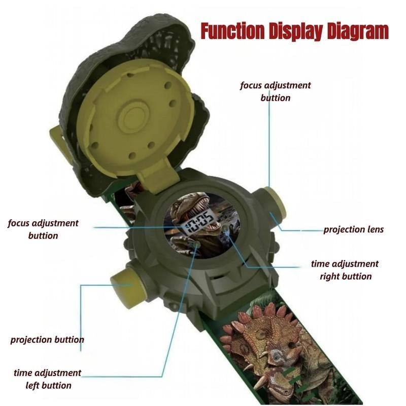 🦖 Dinosaur Projector Watch for Kids