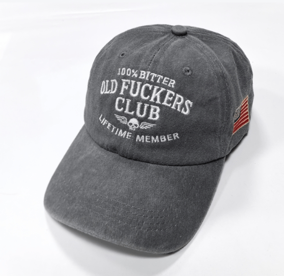 🧢 Old F*ckers Club - Vintage Cotton Baseball Cap