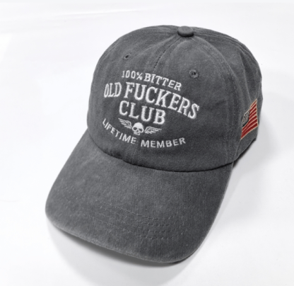 🧢 Old F*ckers Club - Vintage Cotton Baseball Cap