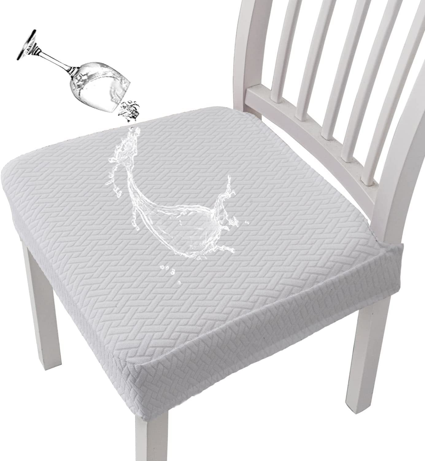 Jacquard Chair Seat Cover & BUY 6 GET EXTRA 20% OFF