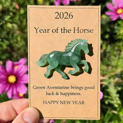 🐎🍀Lucky Green Aventurine Horse —✨ A Symbol of Strength & New Beginnings (2026)