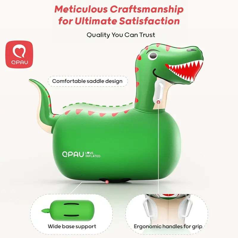 🔥Christmas Early Discount 49% Off🎅🦖Inflatable Dinosaur Bounce Toy | Safe & Durable, Let Kids Play Endlessly Outdoors🎈