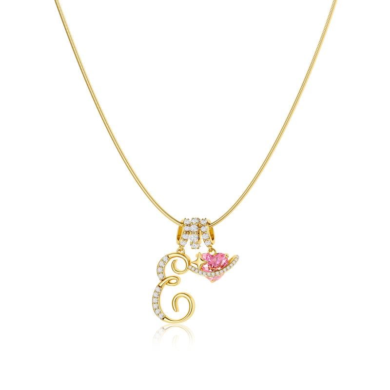 ⏰BLACK FRIDAY SALE🎁14K Gold Plated 3-Layering Initial A-Z Letter Pendant Necklaces