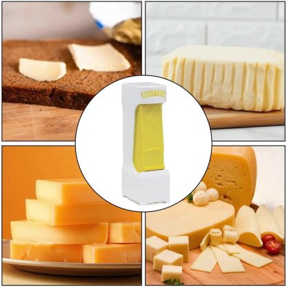 One-Click Butter Slicer🧈 Slice Even Butter Cubes Easily, Kitchen Prep Must-Have✨