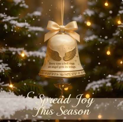 🎁New Year Sale 49% OFF🔥Angel Wing Bell Ornament