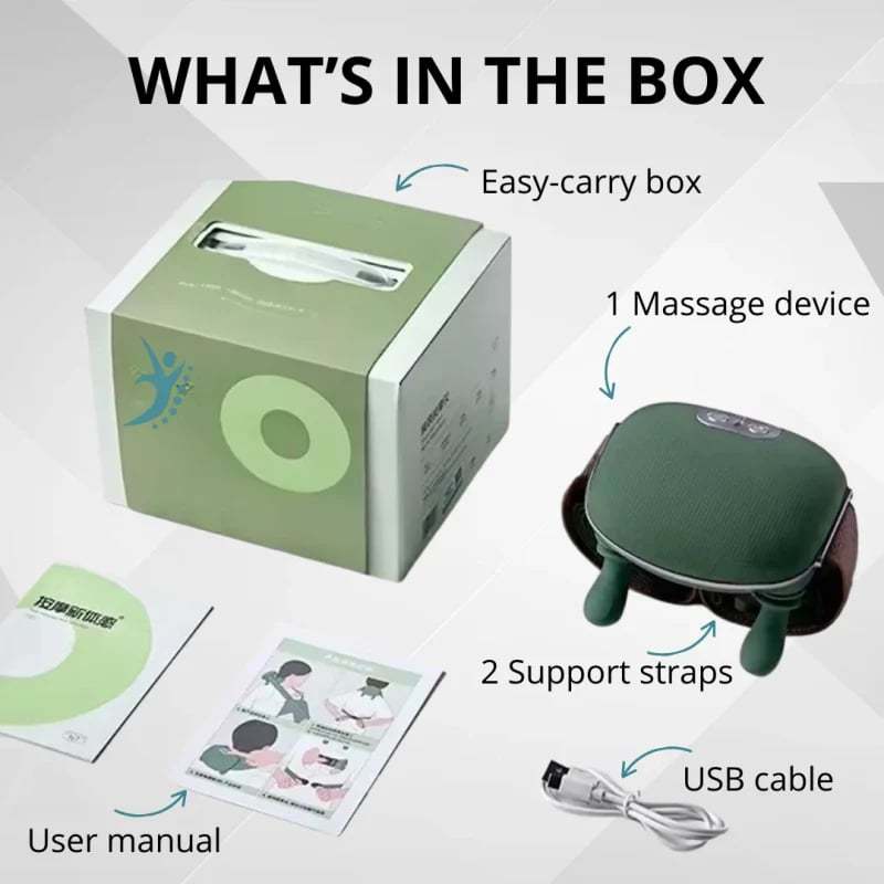 3D Shiatsu Neck & Shoulder Massager with Soothing Heat - Deep Tissue Kneading for Back & Neck Pain Relief