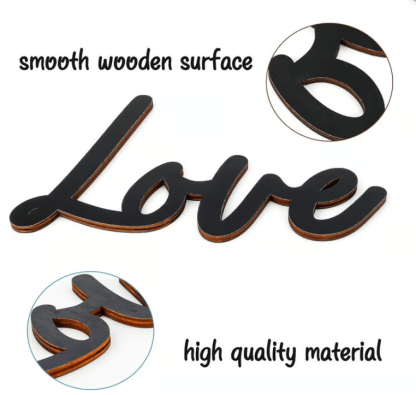 Wooden Wall Hanging Sign Decoration - No Wall Damage