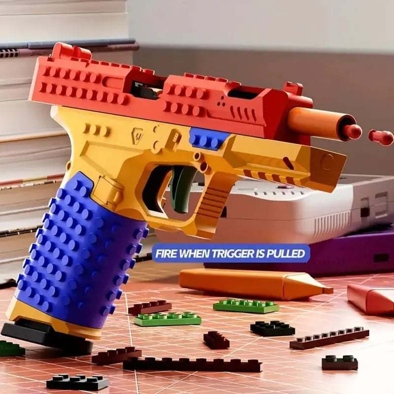 ⏰Christmas Limited-Time Offer🎄Building Block Toy Gun Model Display Piece