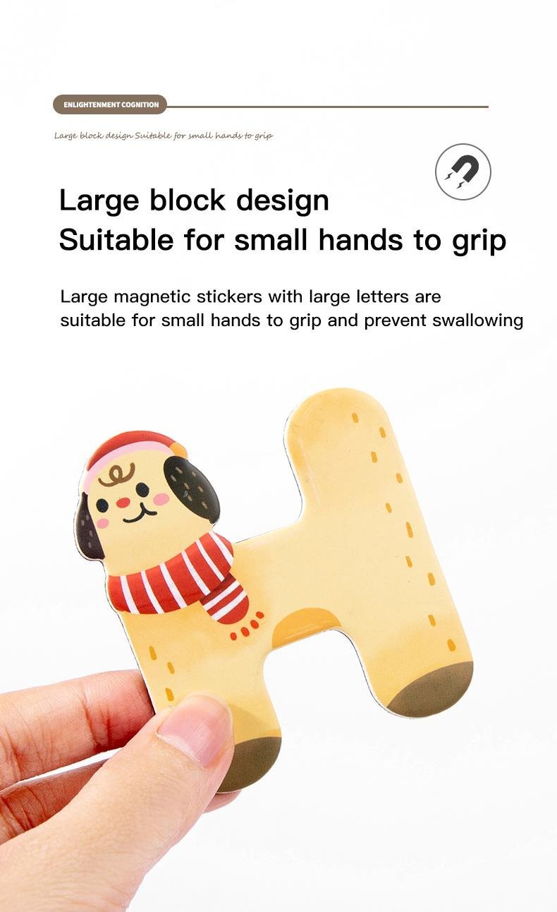 Magnetic Letters cute Animals Styling Refrigerator decoration🦒